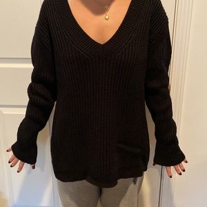 Aritzia Oversized Vneck Sweater